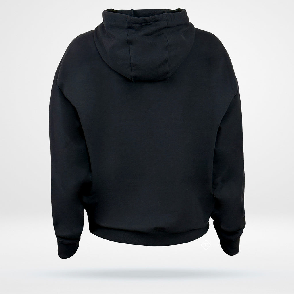 Women's Oversized Hoodie - Black Fleece