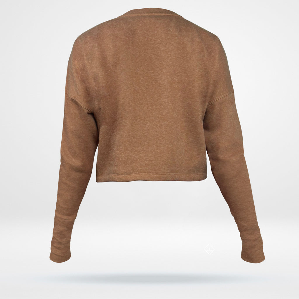 Women's Cropped Sweatshirt - Fleece