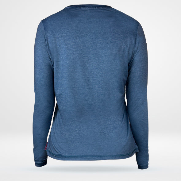 Women's DezTek Lite Collegiate Performance Shirt - Heathered Blue