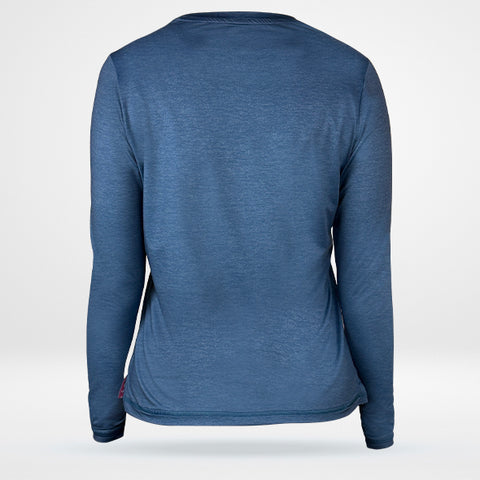 Women's DezTek Lite Collegiate Performance Shirt - Heathered Blue