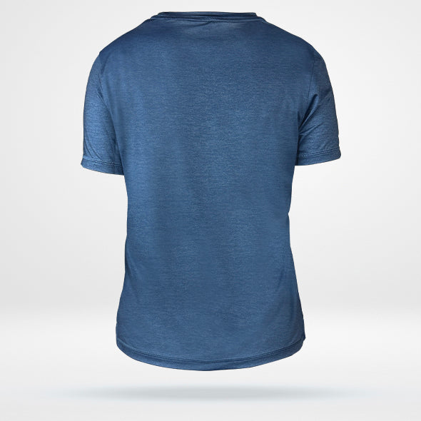 Women's DezTek Lite Collegiate Performance Shirt - Heathered Blue