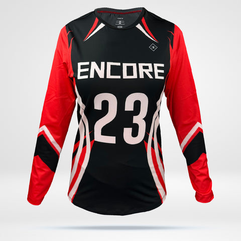Women's Volleyball Dig Long Sleeve Jersey - DezTek Heavy