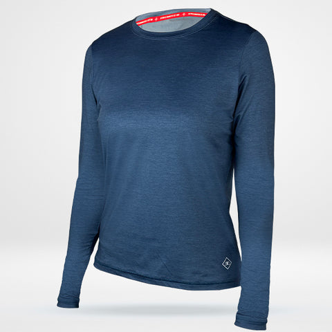 Women's DezTek Lite Collegiate Performance Shirt - Heathered Blue