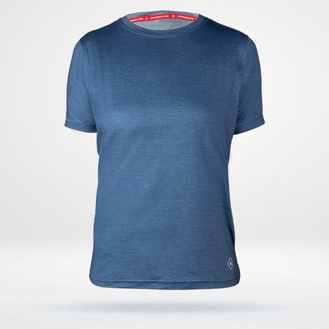 Women's DezTek Lite Collegiate Performance Shirt - Heathered Blue
