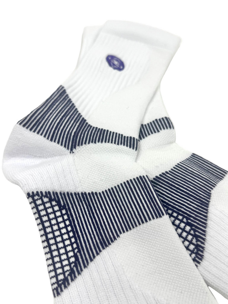 Spartan Socks - White/Purple