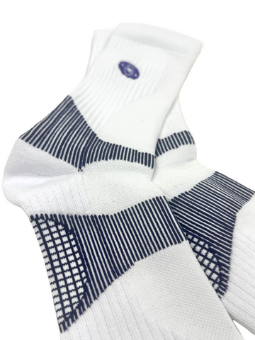 Spartan Socks - White/Purple