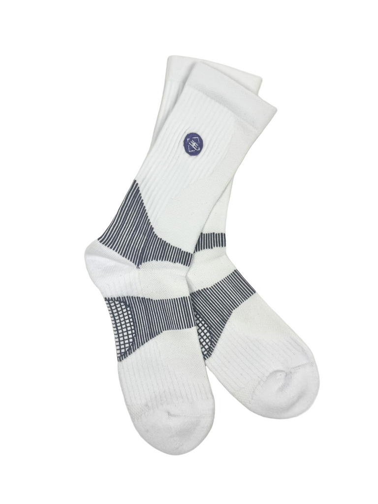 Spartan Socks - White/Purple