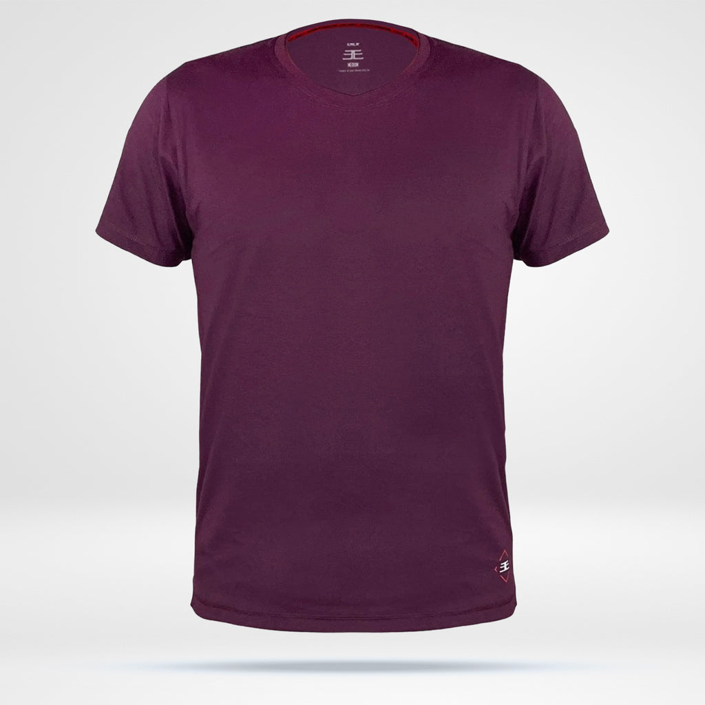 Men's Cotton Tee - Plum