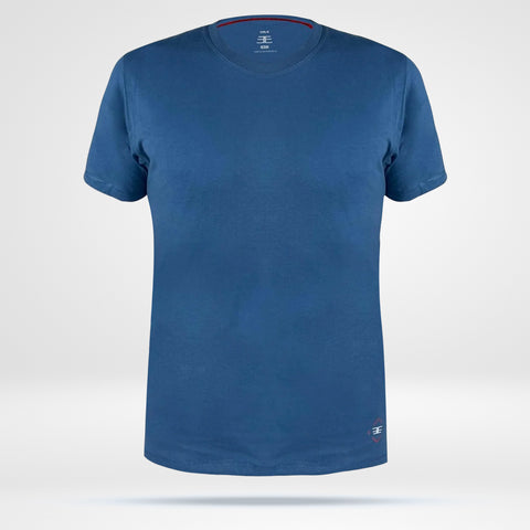 Men's Cotton Tee - Shark Blue