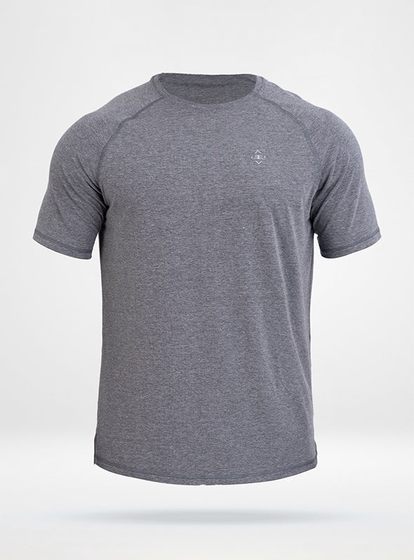 Men's Pro Performance Tee in Grey Vortex