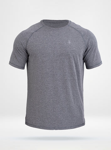 Men's Pro Performance Tee in Grey Vortex