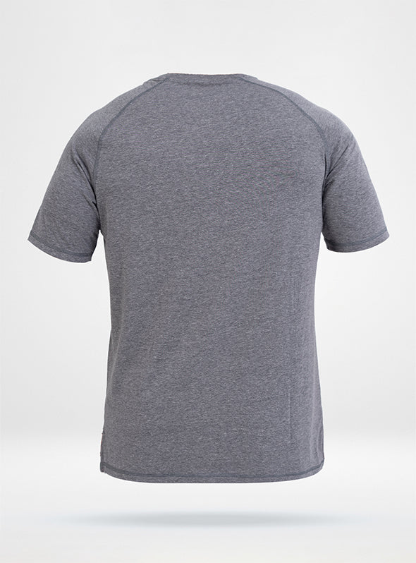 Men's Pro Performance Tee in Grey Vortex