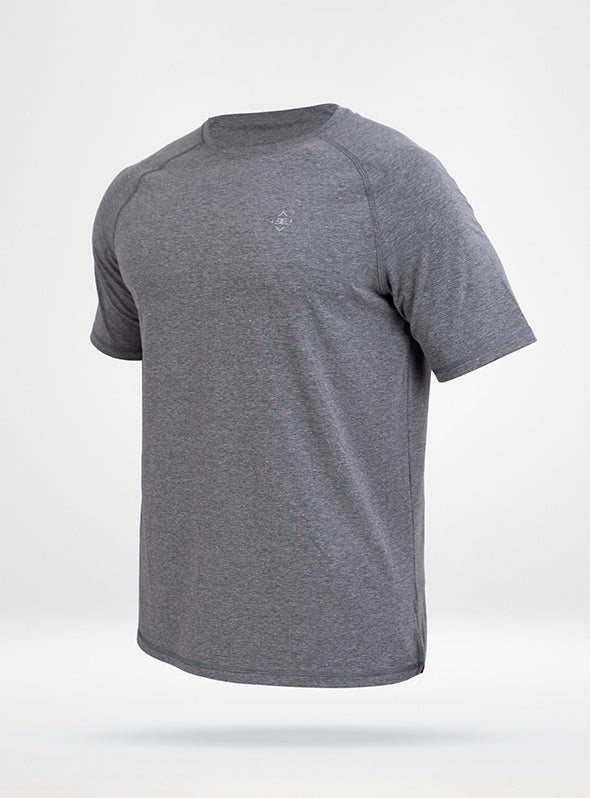 Men's Pro Performance Tee in Grey Vortex