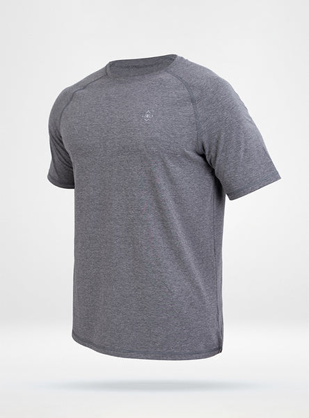 Men's Pro Performance Tee in Grey Vortex