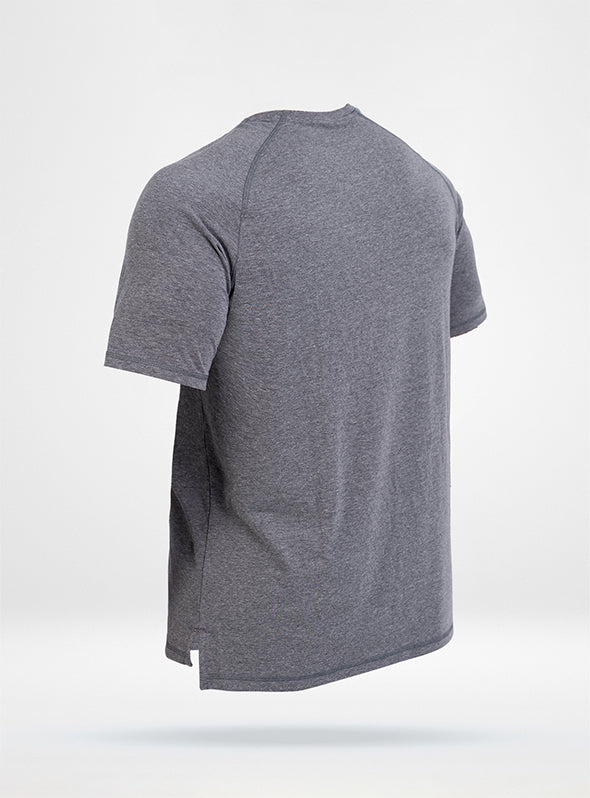 Men's Pro Performance Tee in Grey Vortex