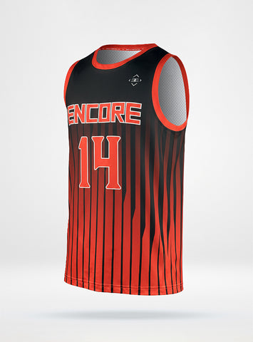 Men's Pivot Basketball Jersey in DezTek Medium