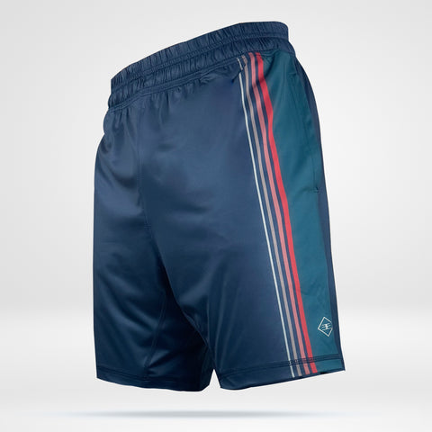 Men's DezTek Heavy Pacific Shorts - Navy W/Stripes