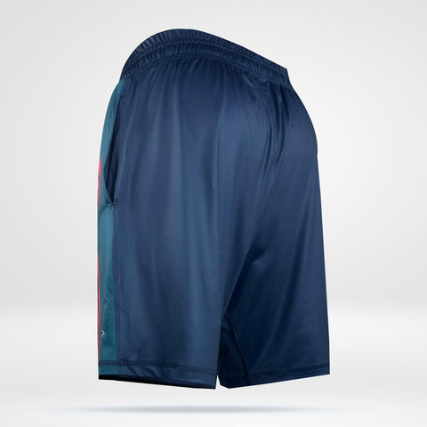 Men's DezTek Heavy Pacific Shorts - Navy W/Stripes