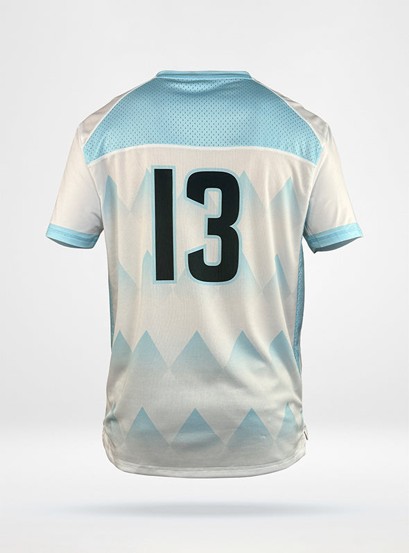 Men's State Soccer Jersey - White/Blue