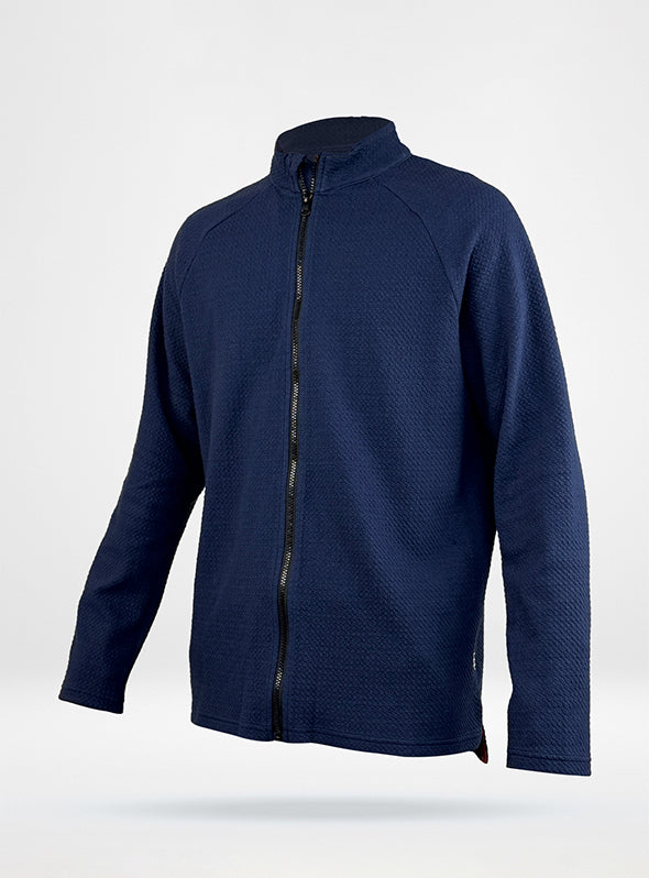 Men's Waffle Jack Full Zip Jacket - Navy