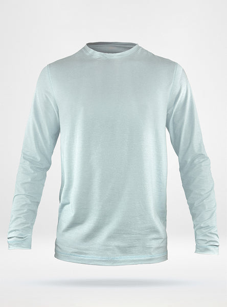 Men's Vortex Long Sleeve Apex Slim Fit - Light Blue