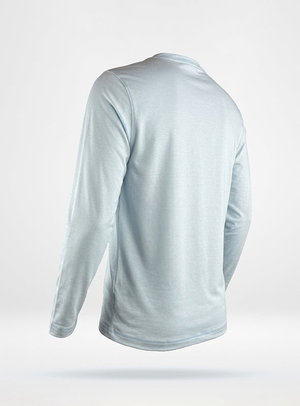 Men's Vortex Long Sleeve Apex Slim Fit - Light Blue