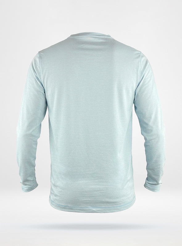 Men's Vortex Long Sleeve Apex Slim Fit - Light Blue