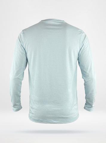 Men's Vortex Long Sleeve Apex Slim Fit - Light Blue