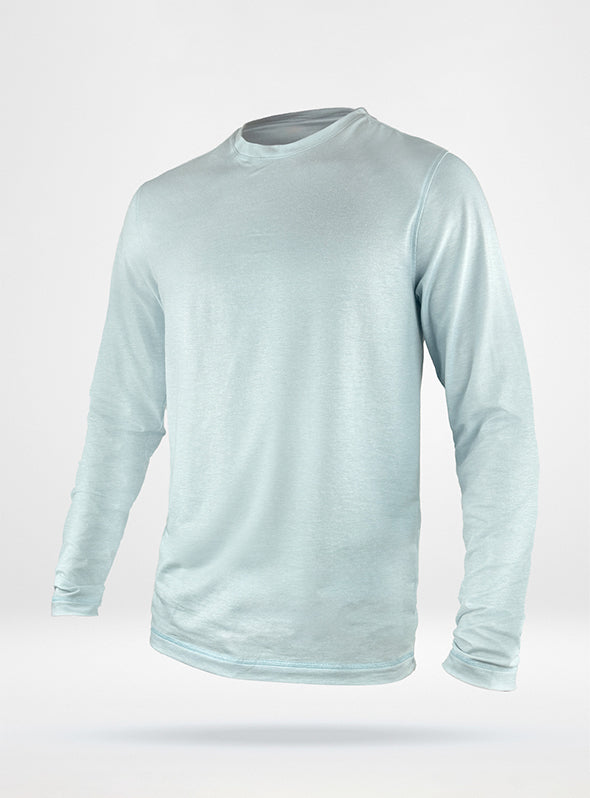 Men's Vortex Long Sleeve Apex Slim Fit - Light Blue