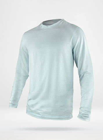 Men's Vortex Long Sleeve Apex Slim Fit - Light Blue