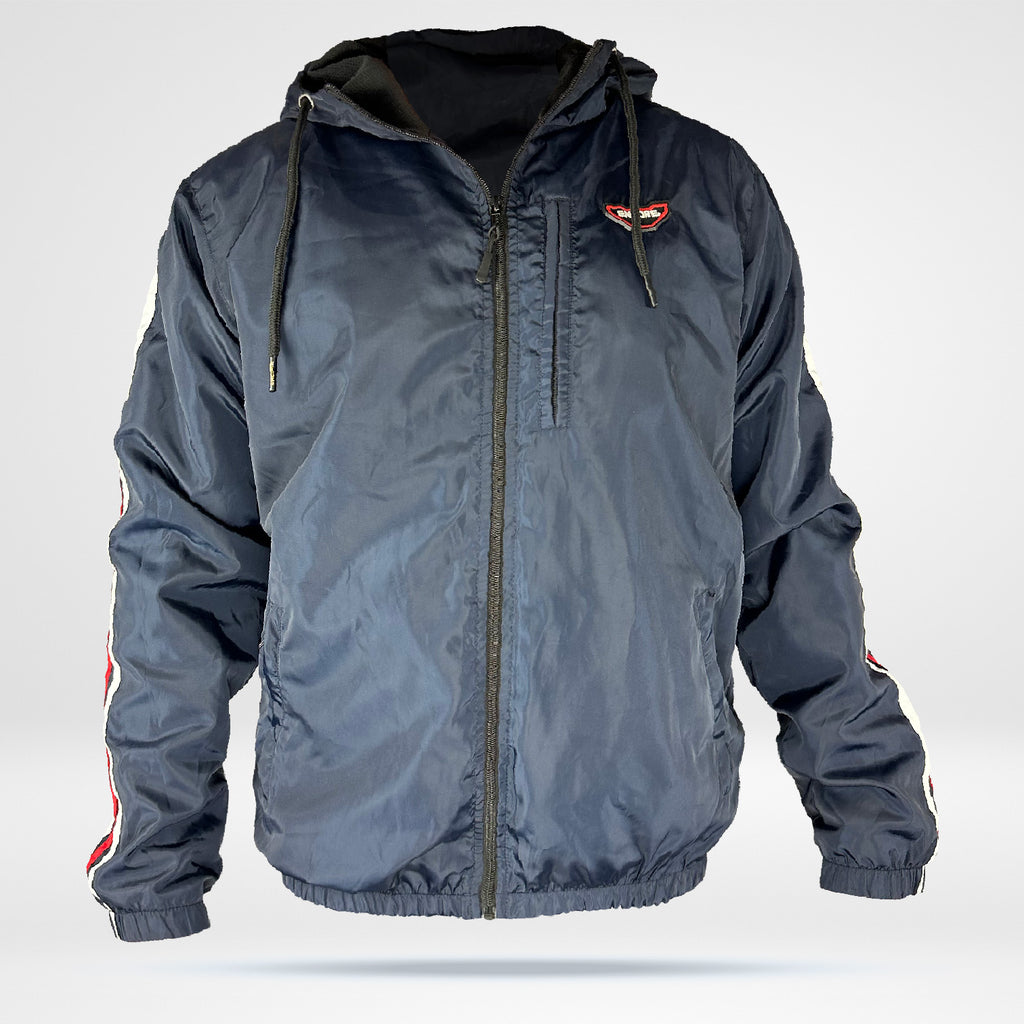 Navy Windbreaker