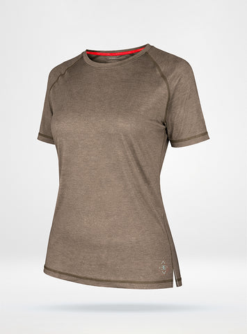 Women's Pro Performance Shirt - Heathered Mushroom