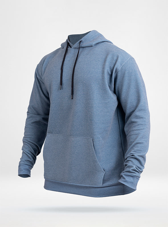 Men's Fleece Classic Hoodie - Light Blue