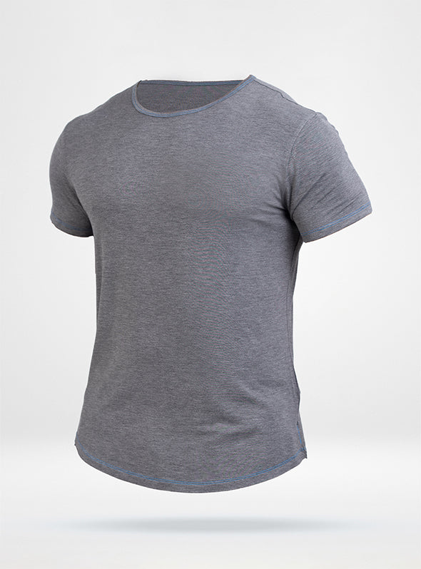 Men's Bamboo Axis Tee - Charcoal