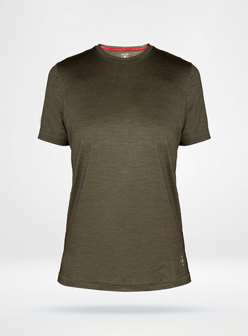 Women's Collegiate Performance Shirt - Heathered Olive