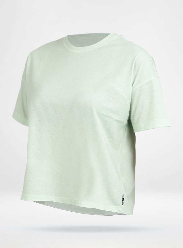 Women's Cotton Wifey Tee - Key Lime