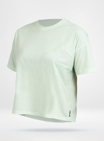 Women's Cotton Wifey Tee - Key Lime