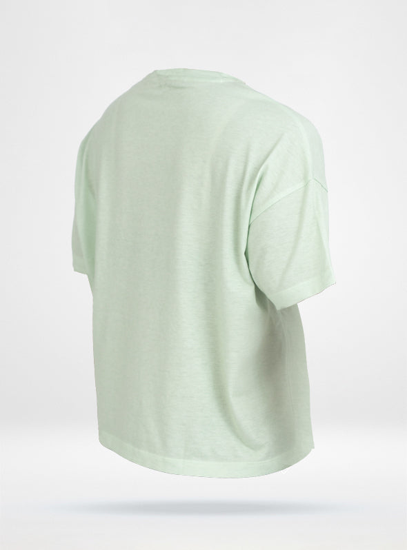 Women's Cotton Wifey Tee - Key Lime