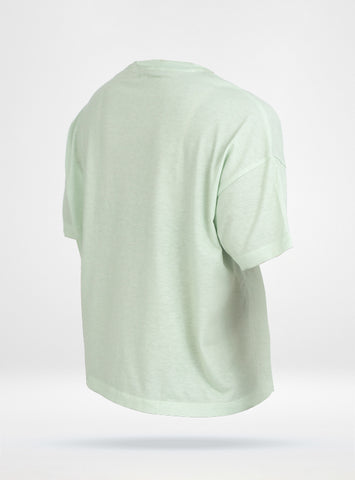 Women's Cotton Wifey Tee - Key Lime