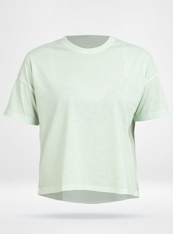 Women's Cotton Wifey Tee - Key Lime