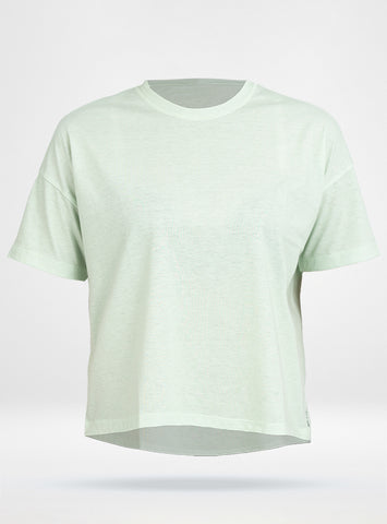 Women's Cotton Wifey Tee - Key Lime