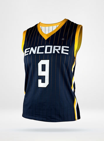 Women's City Basketball Reversible Jersey in DezTek Lite