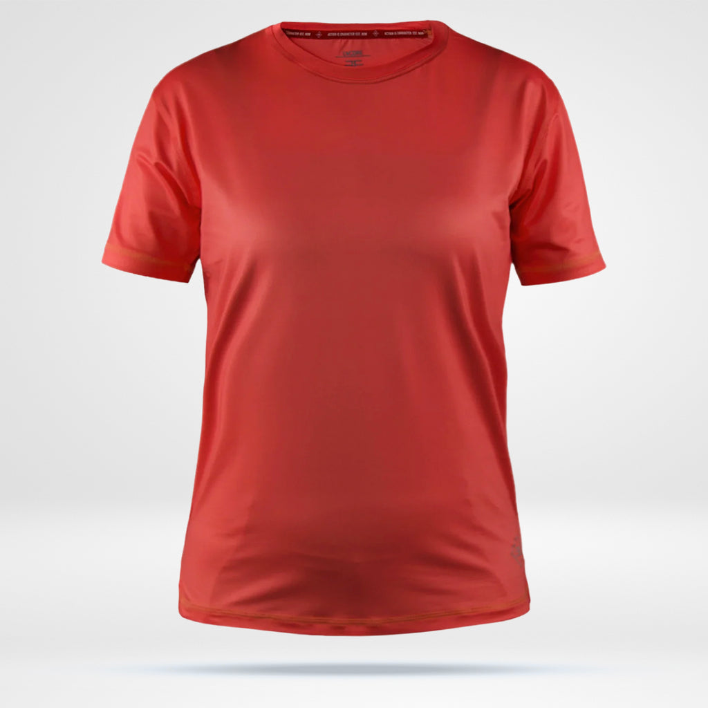 Women's Collegiate Performance Tee - Coral