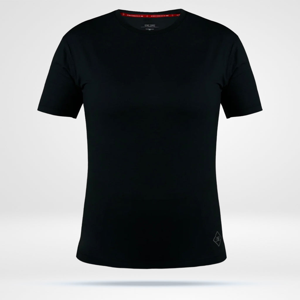 Women's Cotton Tee - Black
