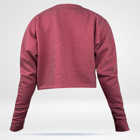 Women's Cropped Sweatshirt - Fleece