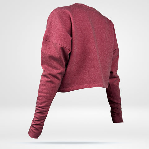Women's Cropped Sweatshirt - Fleece