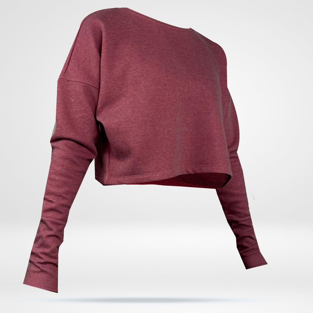 Women's Cropped Sweatshirt - Fleece