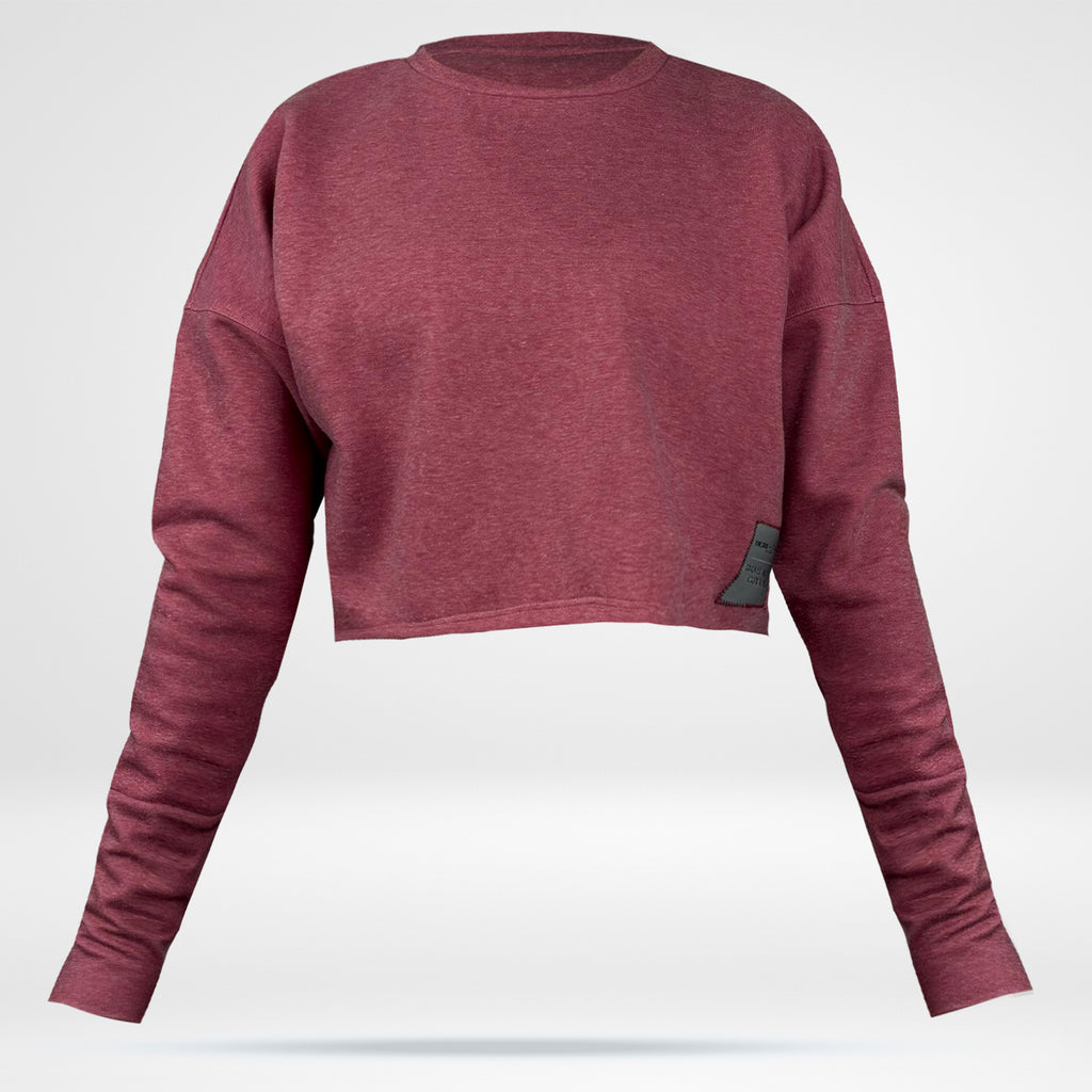 Women's Cropped Sweatshirt - Fleece