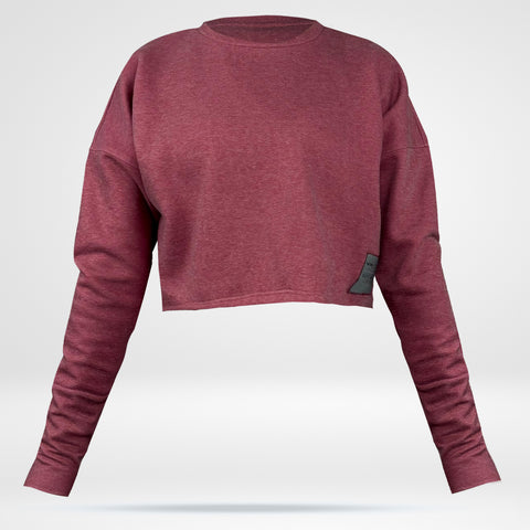 Women's Cropped Sweatshirt - Fleece