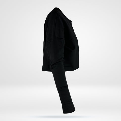 Women's Cropped Sweatshirt - Fleece